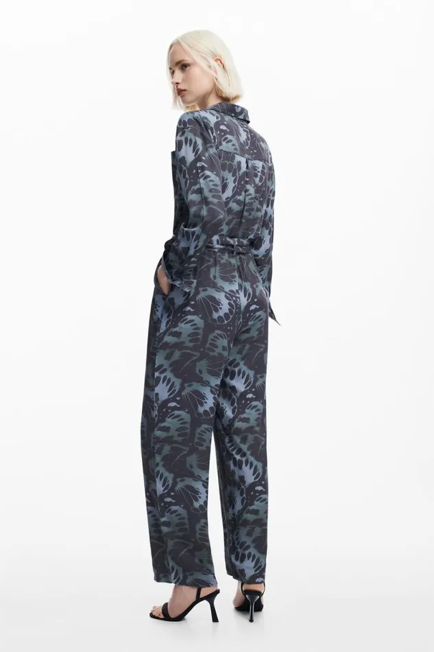 Women Dresses And Jumpsuits Desigual Flowy Printed Jumpsuit