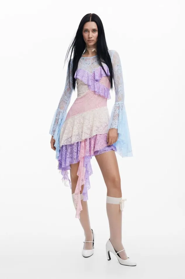 Women Dresses And Jumpsuits Desigual Mara Escot Romantic Dress