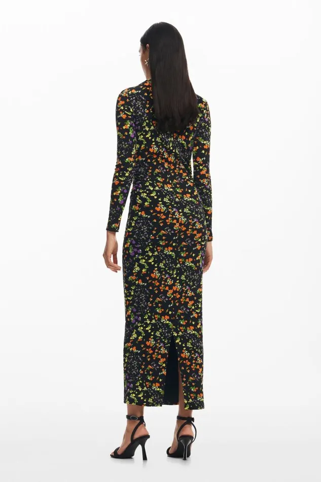 Women Dresses And Jumpsuits Desigual Slim Floral Dress