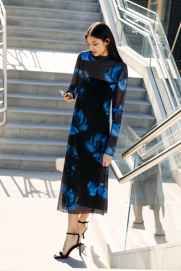 Women Dresses And Jumpsuits Desigual Slim Floral Dress