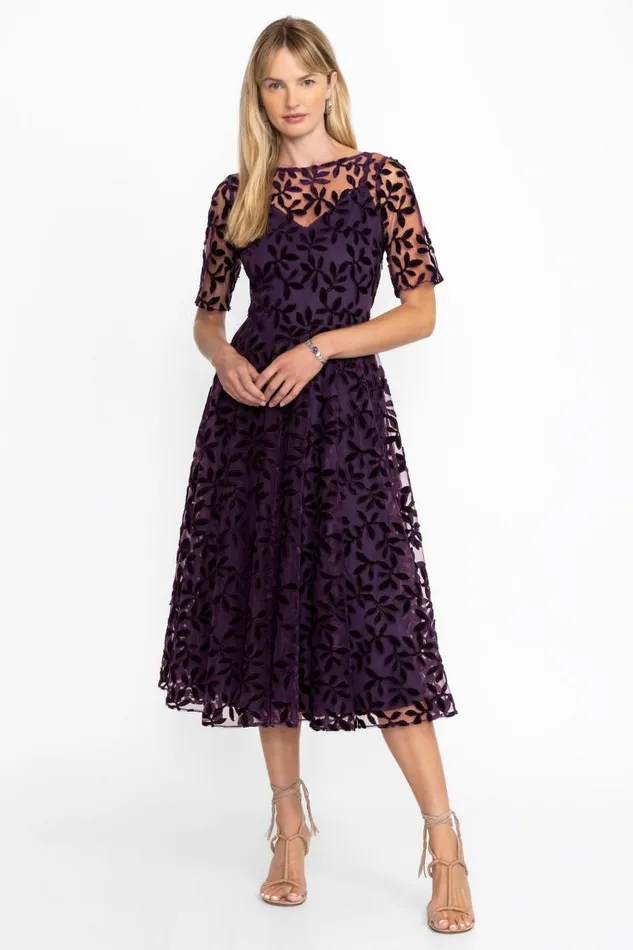 Women Dresses Johnny Was FLIRTY DRESS Plum Purple