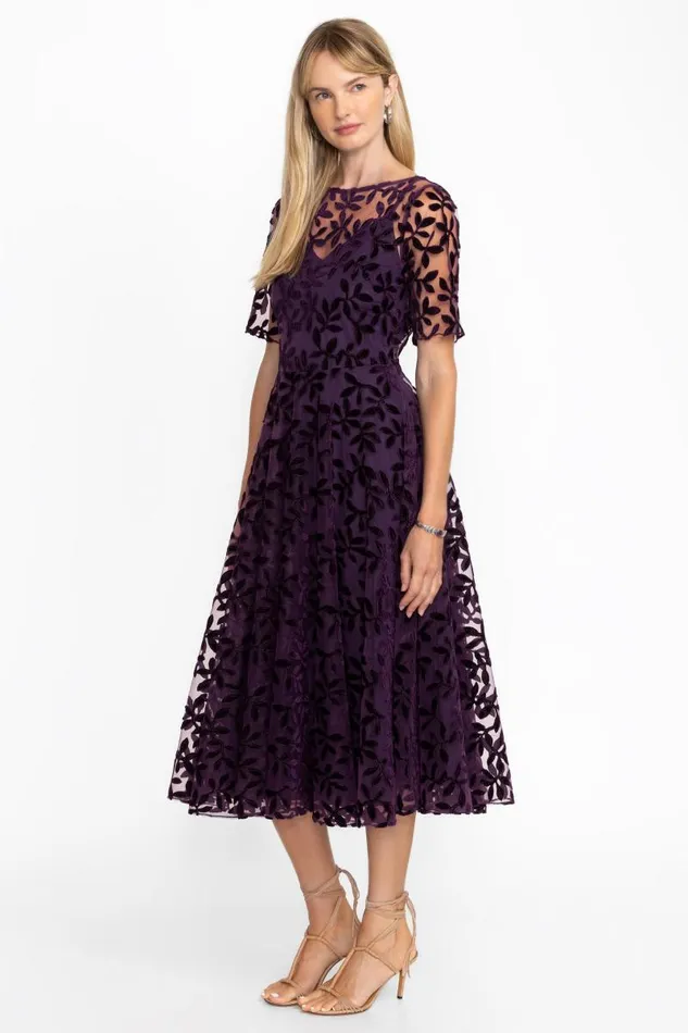 Women Dresses Johnny Was FLIRTY DRESS Plum Purple Women Dresses Johnny Was FLIRTY DRESS Plum Purple
