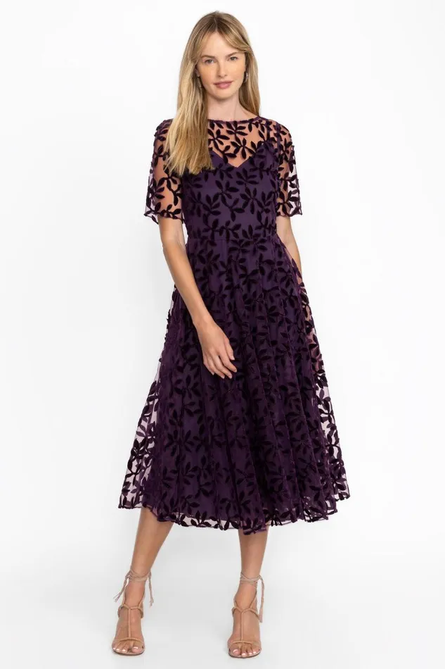 Women Dresses Johnny Was FLIRTY DRESS Plum Purple Women Dresses Johnny Was FLIRTY DRESS Plum Purple