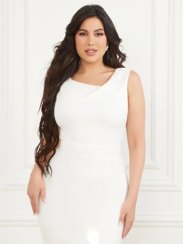 Women Dresses Marciano Eilish Pencil Dress Pale Pearl