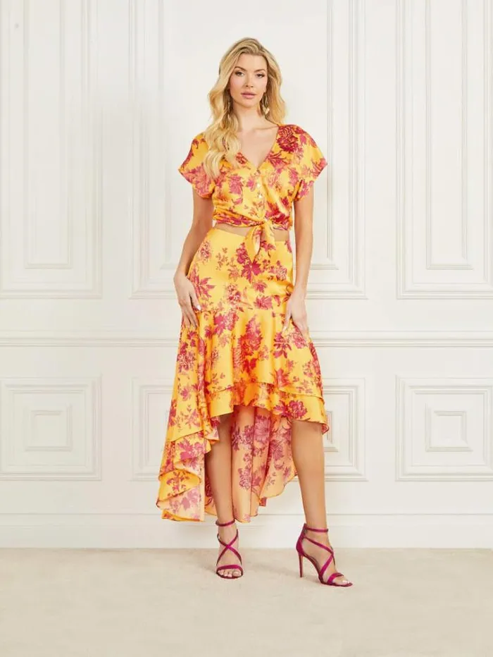 Women Dresses Marciano Emaya Midi Dress Eden Print