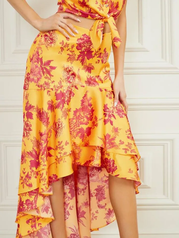 Women Dresses Marciano Emaya Midi Dress Eden Print Women Dresses Marciano Emaya Midi Dress Eden Print