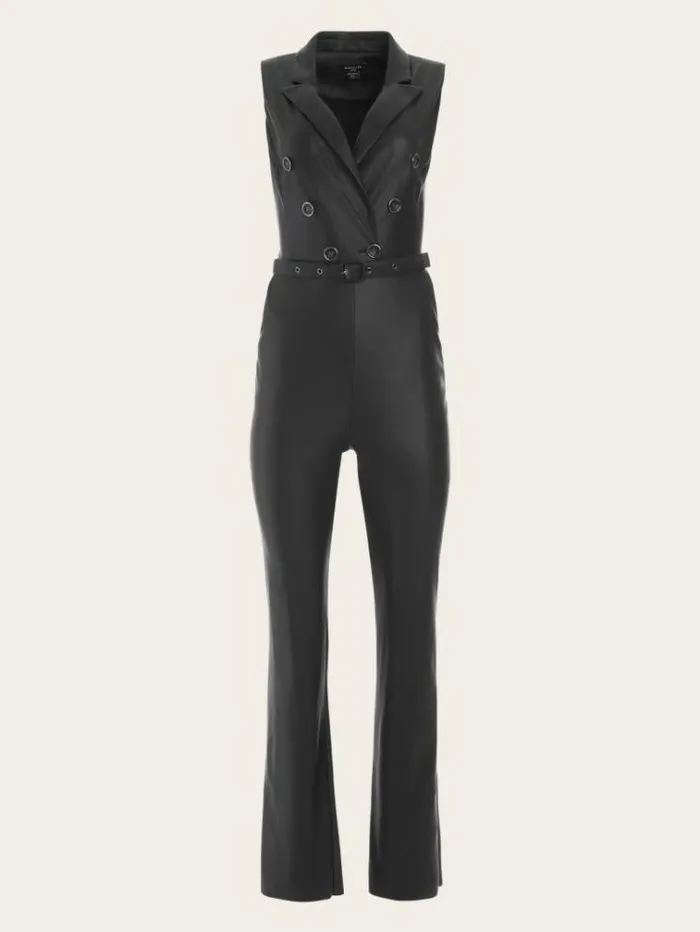 Women Dresses Marciano Foxton Jumpsuit Black Women Dresses Marciano Foxton Jumpsuit Black