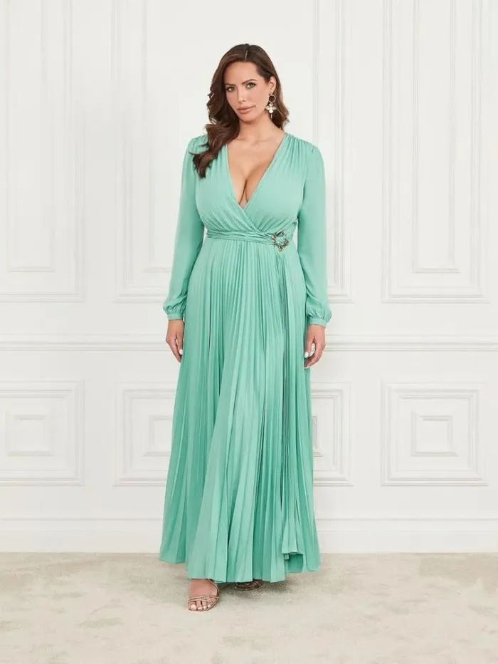 Women Dresses Marciano Shamie Maxi Dress Vintage Sky