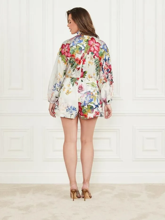 Women Dresses Marciano Vivienne Printed Romper Glorious Garden Ao Women Dresses Marciano Vivienne Printed Romper Glorious Garden Ao