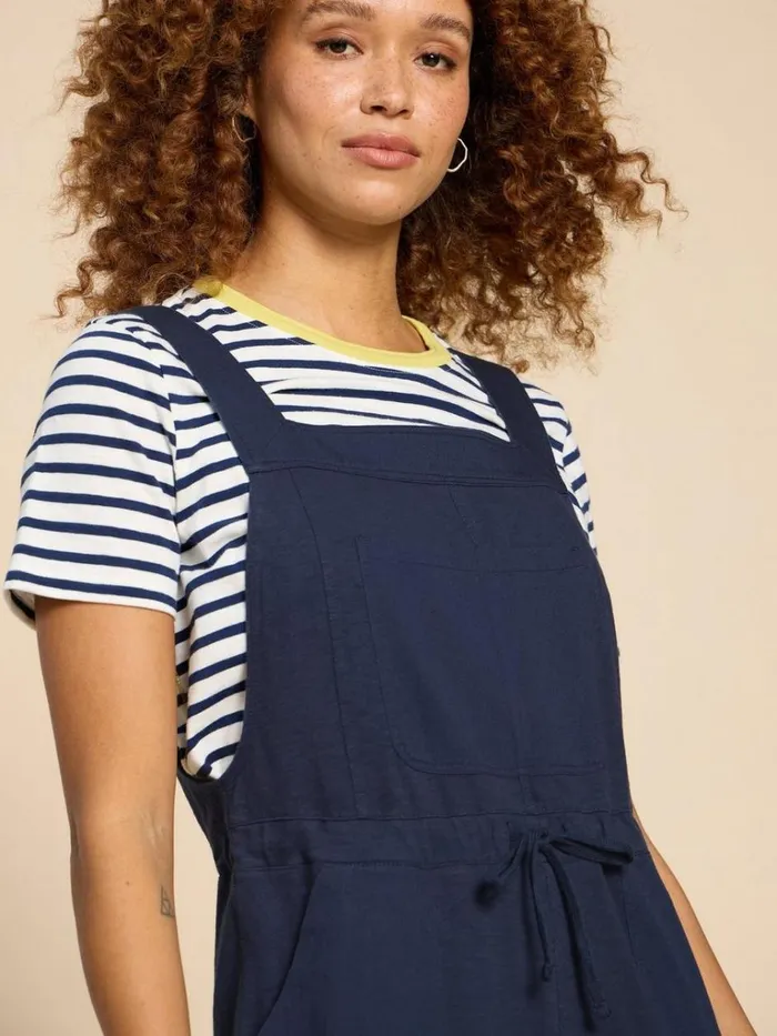Women DRESSES White Stuff Daphne Jersey Dungaree French Navy Women DRESSES White Stuff Daphne Jersey Dungaree French Navy