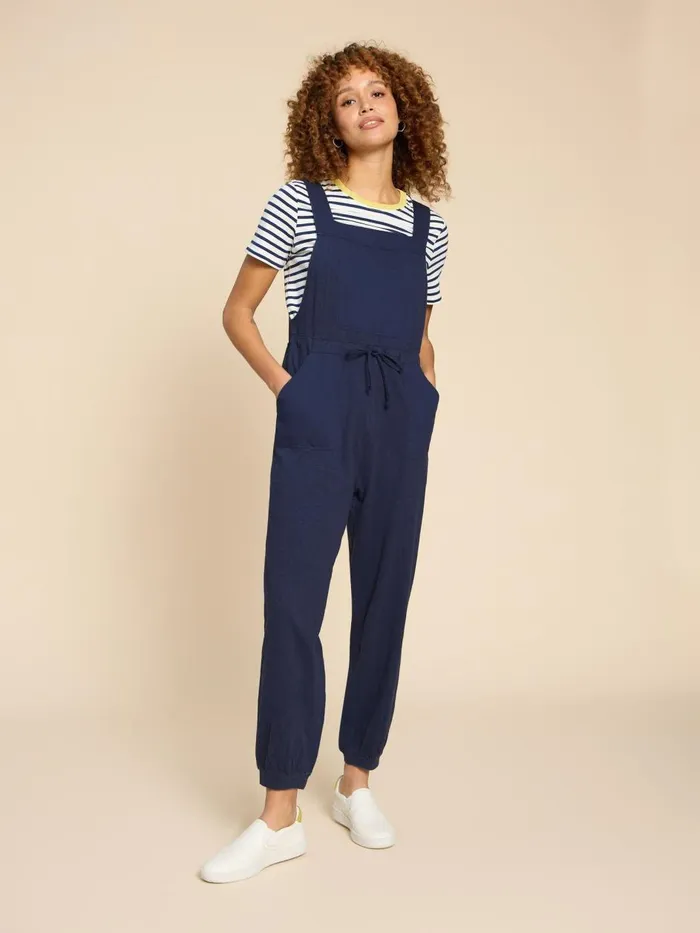 Women DRESSES White Stuff Daphne Jersey Dungaree French Navy Women DRESSES White Stuff Daphne Jersey Dungaree French Navy