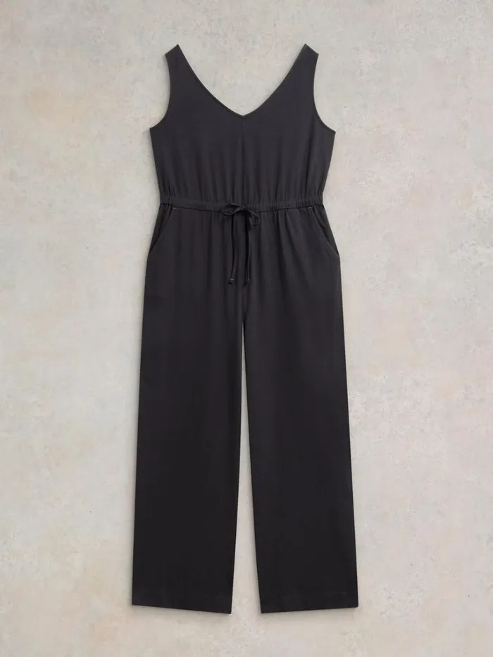 Women DRESSES White Stuff Jasmine Jersey Jumpsuit Charcoal Grey Women DRESSES White Stuff Jasmine Jersey Jumpsuit Charcoal Grey