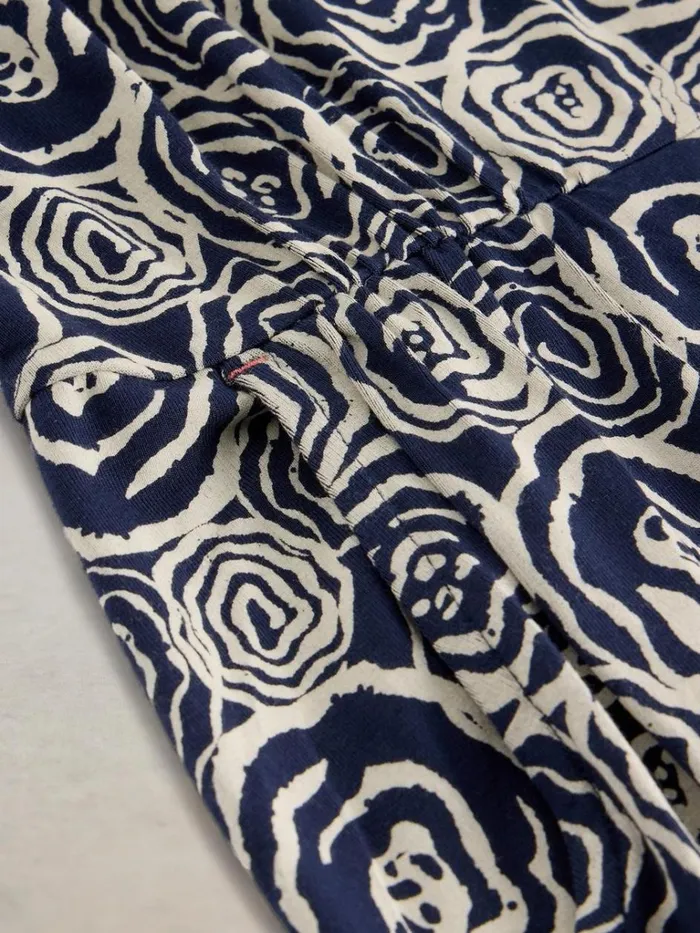 Women DRESSES White Stuff Tallie Knee Length Jersey Dress Navy Print Women DRESSES White Stuff Tallie Knee Length Jersey Dress Navy Print