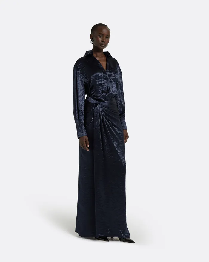 Women Giada Maritime Top Maritime Blue Tops Safiyaa