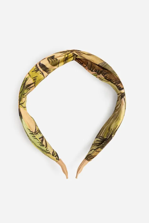Women Hair Accessories Johnny Was WILD LIFE HEADBAND Cream