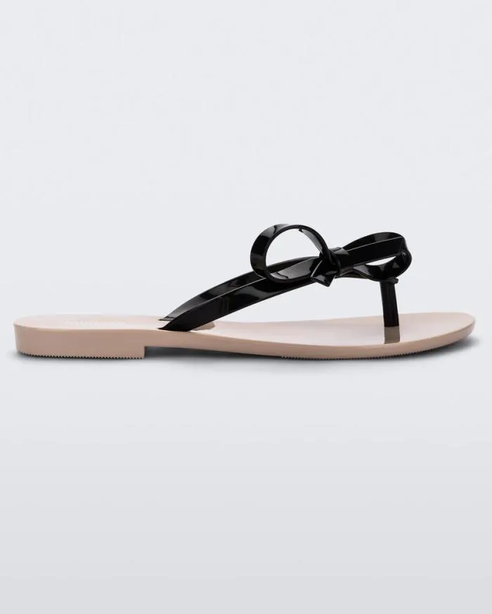 Women Harmonic Sweet Beigeblack Melissa Flip Flops