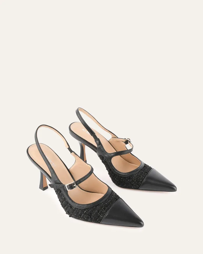 Women HIGH HEELS jomercer Ascot high heels black tweed Women HIGH HEELS jomercer Ascot high heels black tweed