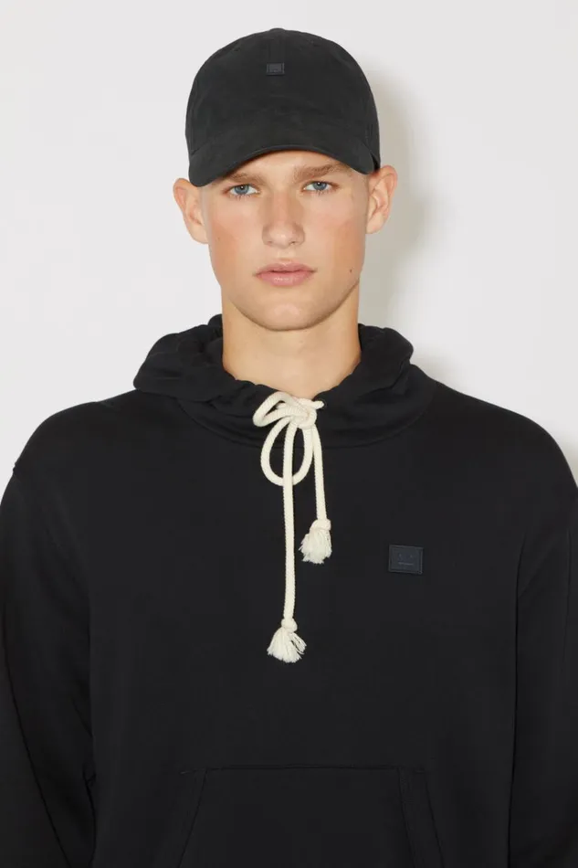 Women Hooded Sweatshirt 8211 Regular Fit Black Acne Studios Sweatshirts