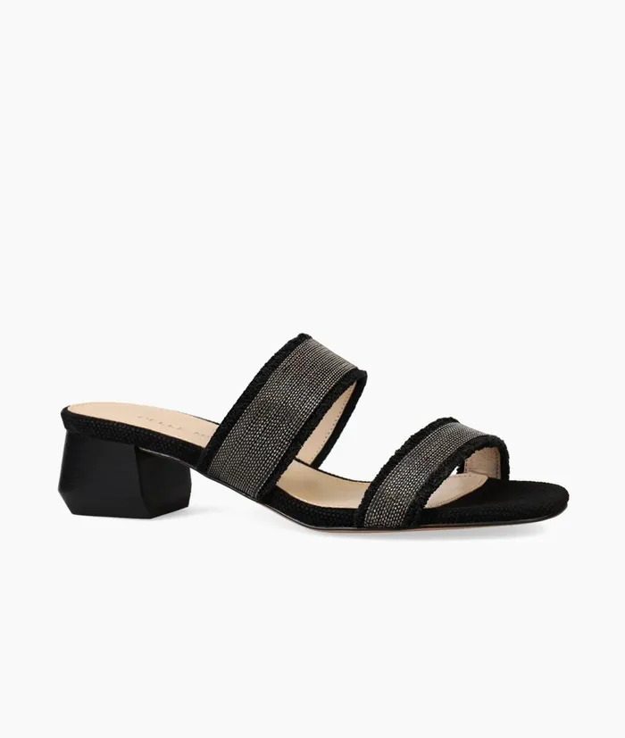 Women Iona Slide 8211 Black Pelle Moda Low Heels Women Iona Slide 8211 Black Pelle Moda Low Heels