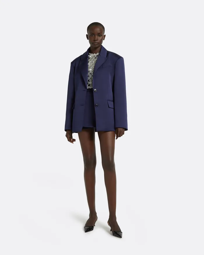 Women Jackets and Coats Safiyaa Maurissa Maritime Jacket Maritime Blue