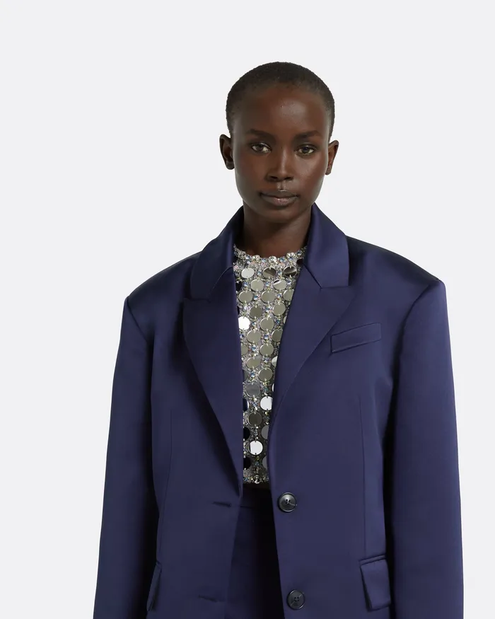 Women Jackets and Coats Safiyaa Maurissa Maritime Jacket Maritime Blue