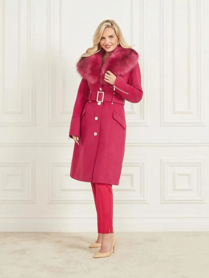 Women Jackets Marciano Alice WoolBlend Coat Viva Pink Women Jackets Marciano Alice WoolBlend Coat Viva Pink