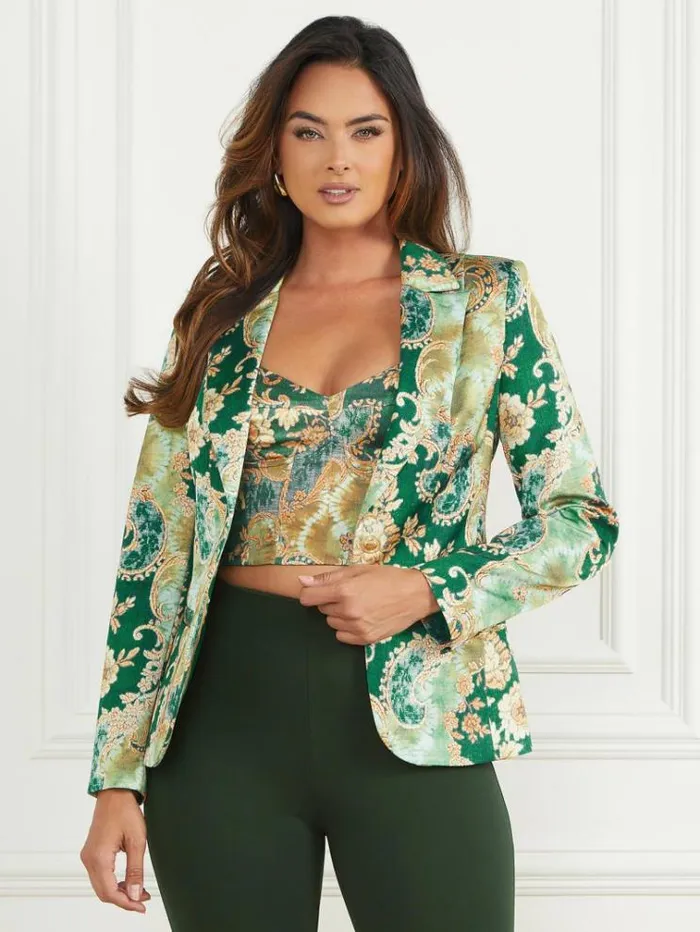 Women Jackets Marciano Gloria Blazer Heirloom Print