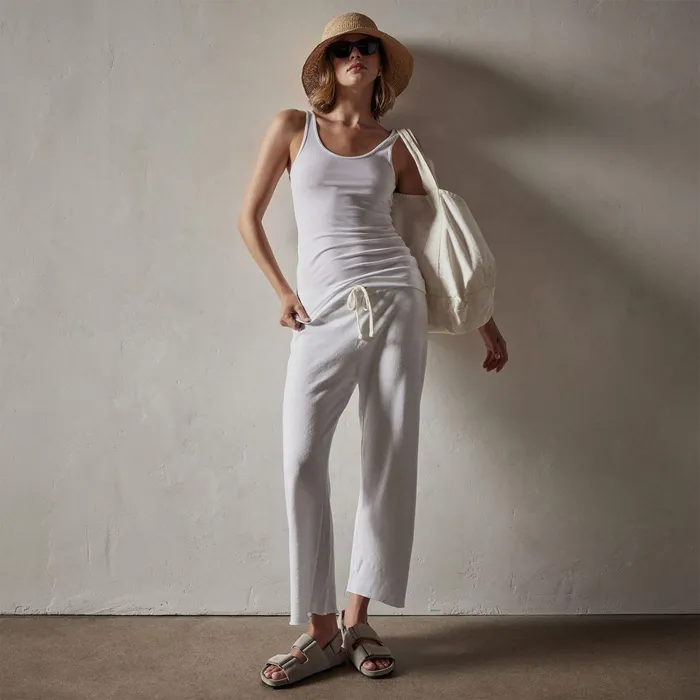 WOMEN James Perse CLASSICS Ribbed Daily Tank White