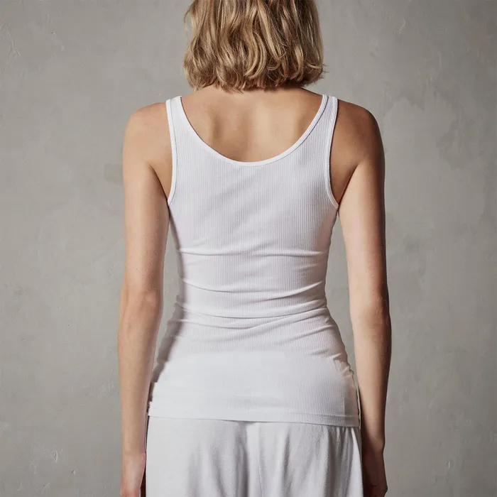WOMEN James Perse CLASSICS Ribbed Daily Tank White