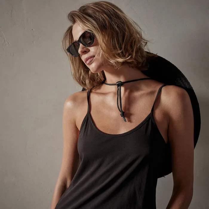 WOMEN James Perse DRESSESJUMPSUITS Cami Dress Black