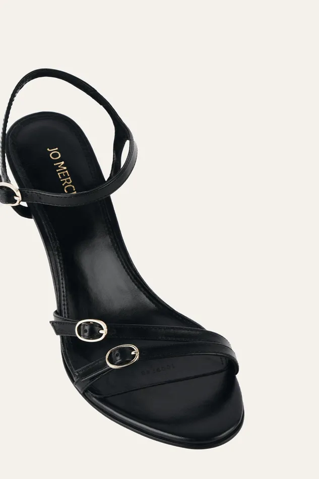 Women jomercer Romy high heels black leather HIGH HEELS Women jomercer Romy high heels black leather HIGH HEELS