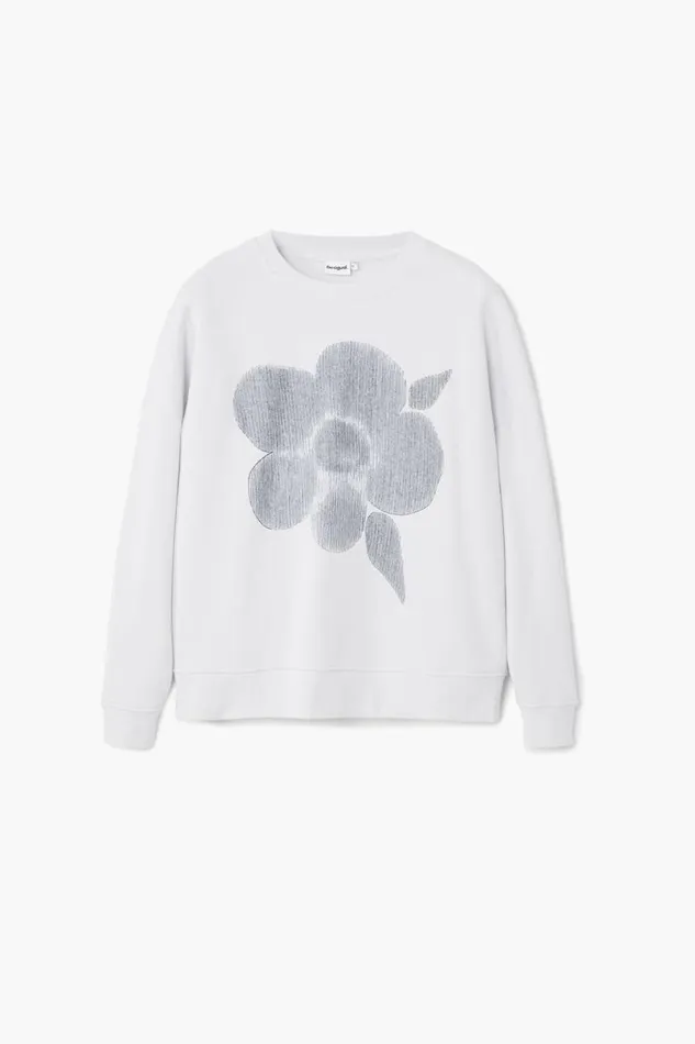 Women Jumpers Desigual Floral Print Sweatshirt
