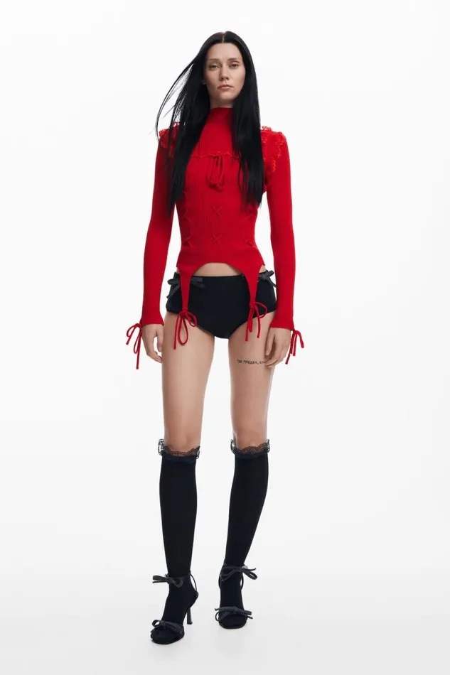Women Jumpers Desigual Queen Sweater Mara Escot
