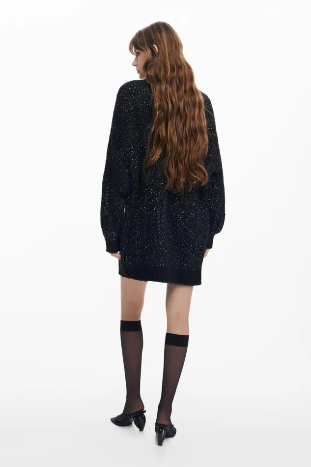 Women Jumpers Desigual Vneck Knit Jacket