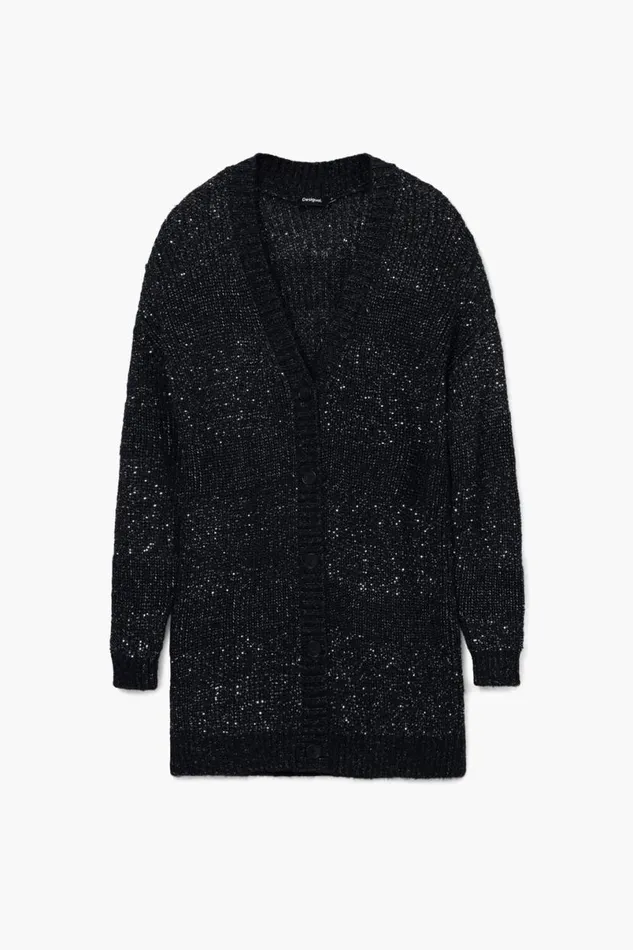 Women Jumpers Desigual Vneck Knit Jacket
