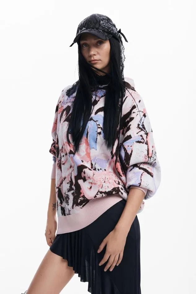 Women Jumpers Desigual Victorian Sweatshirt Mara Escot