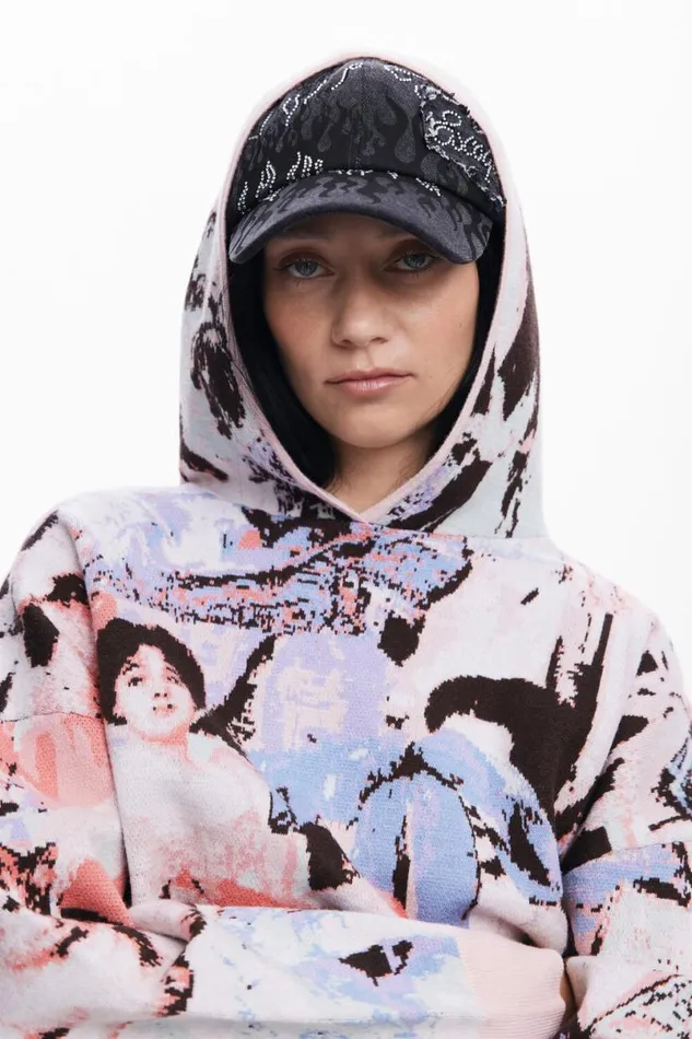 Women Jumpers Desigual Victorian Sweatshirt Mara Escot
