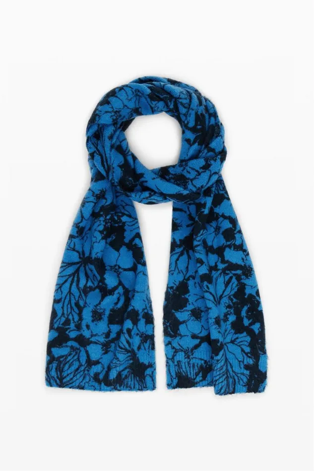 Women Knitwear Desigual Floral Scarf