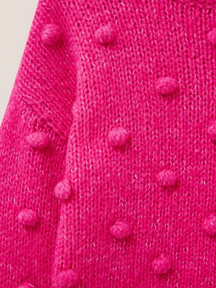 Women KNITWEAR White Stuff BOBBLE JUMPER Bright Pink Women KNITWEAR White Stuff BOBBLE JUMPER Bright Pink