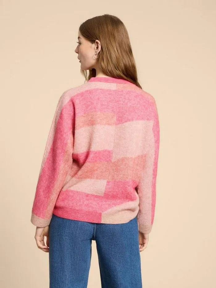 Women KNITWEAR White Stuff COLOURBLOCK DOLLY JUMPER Pink Multi Women KNITWEAR White Stuff COLOURBLOCK DOLLY JUMPER Pink Multi