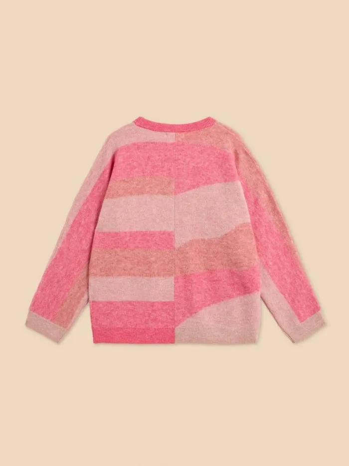 Women KNITWEAR White Stuff COLOURBLOCK DOLLY JUMPER Pink Multi Women KNITWEAR White Stuff COLOURBLOCK DOLLY JUMPER Pink Multi