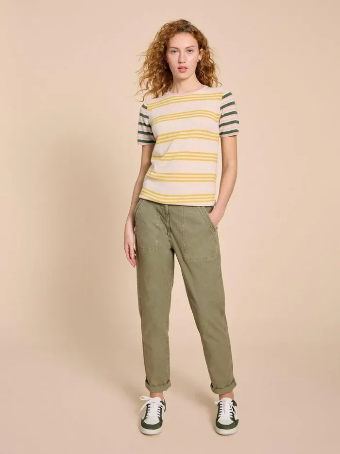 Women KNITWEAR White Stuff MERINO WOOL CREW TEE JUMPER Natural Multi Women KNITWEAR White Stuff MERINO WOOL CREW TEE JUMPER Natural Multi