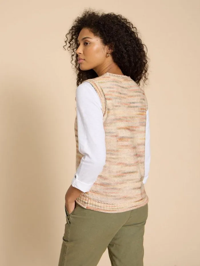 Women KNITWEAR White Stuff WICKHAM TANK Ivory Multi Women KNITWEAR White Stuff WICKHAM TANK Ivory Multi