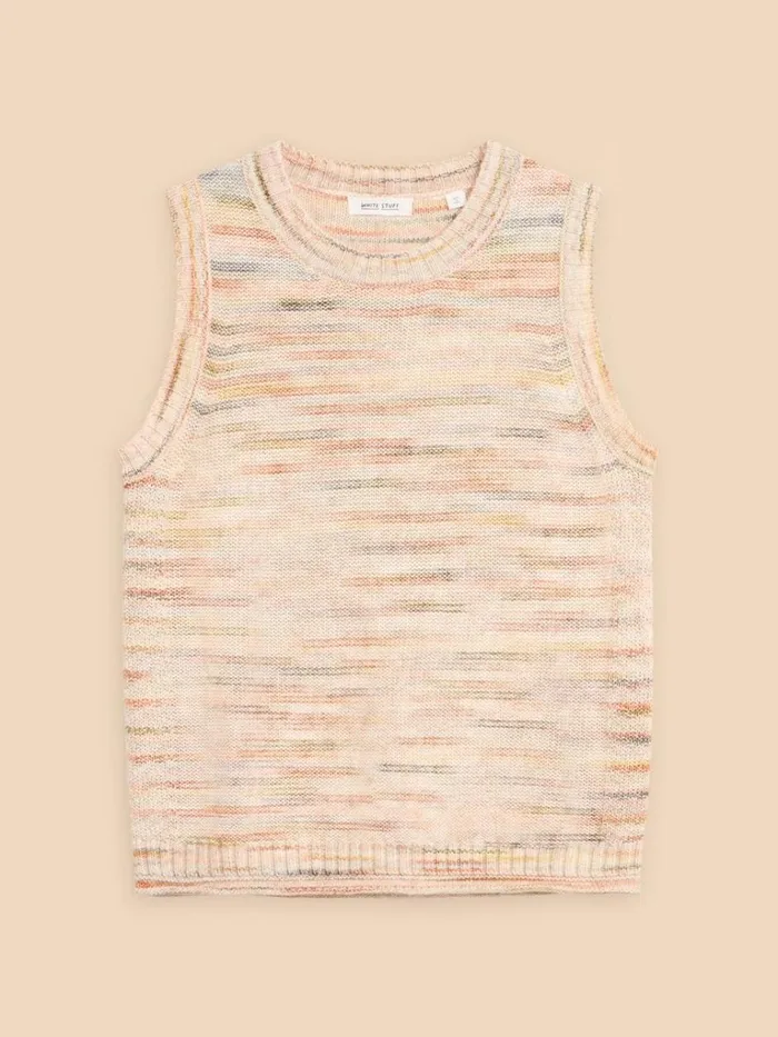 Women KNITWEAR White Stuff WICKHAM TANK Ivory Multi Women KNITWEAR White Stuff WICKHAM TANK Ivory Multi