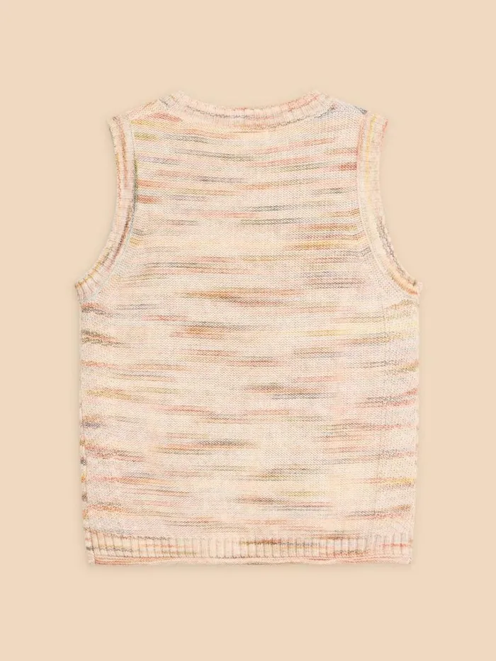 Women KNITWEAR White Stuff WICKHAM TANK Ivory Multi Women KNITWEAR White Stuff WICKHAM TANK Ivory Multi
