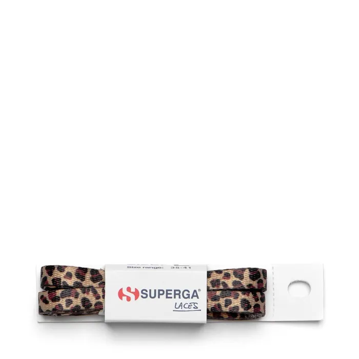 Women LACES Woman FANTASY POLY LACES Laces BEIGE LEOPARD Superga Shoe Laces