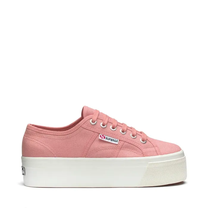 Women Lady Shoes Woman 2790 PLATFORM Wedge PINK DUSTYF AVORIO Superga Platform