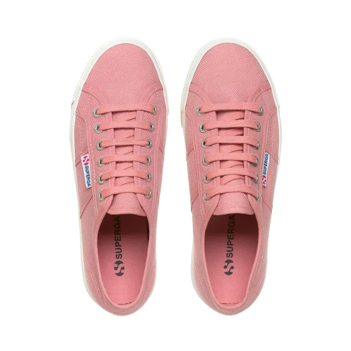 Women Lady Shoes Woman 2790 PLATFORM Wedge PINK DUSTYF AVORIO Superga Platform