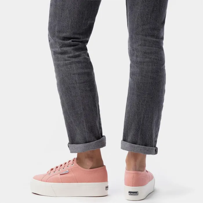 Women Lady Shoes Woman 2790 PLATFORM Wedge PINK DUSTYF AVORIO Superga Platform