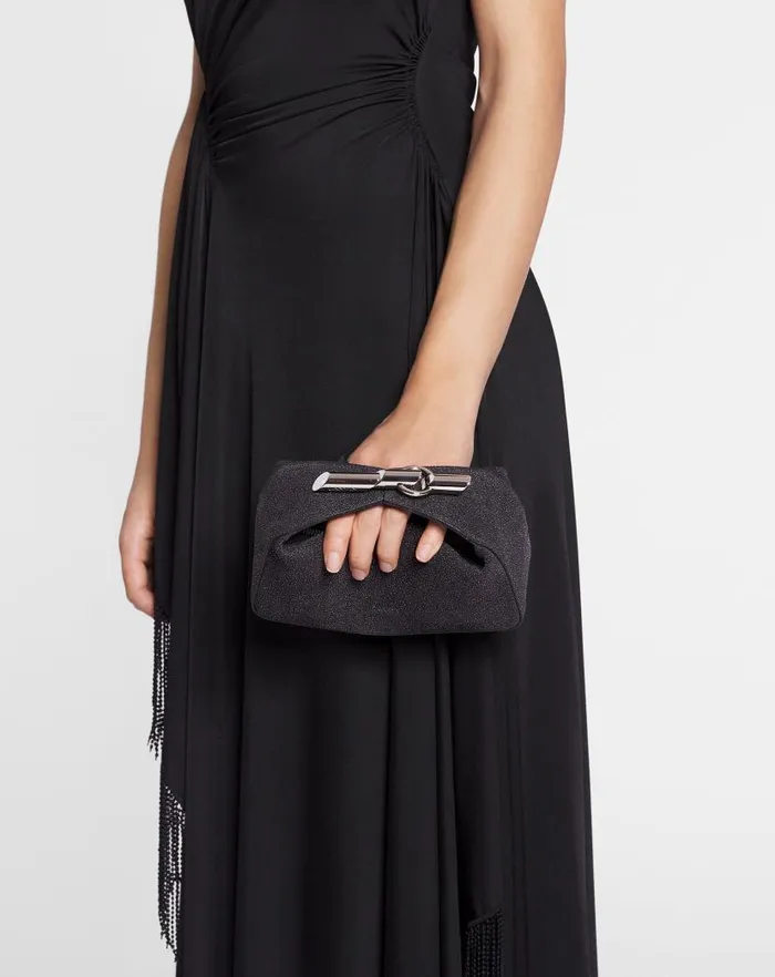 Women Lanvin Crossbody Bags and Shoulder Bags Haute Squence Clutch Bag In Suede Black Women Lanvin Crossbody Bags and Shoulder Bags Haute Squence Clutch Bag In Suede Black